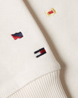 Sweat à capuche à motifs Tommy Hilfiger beige pour homme | Georgespaul