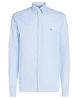 Chemise à motifs Tommy Hilfiger bleue pour homme | Georgespaul