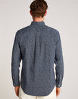 Chemise à motifs Tommy Hilfiger marine pour homme | Georgespaul