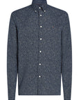 Chemise à motifs Tommy Hilfiger marine pour homme | Georgespaul