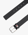 ceinture-tommy-hilfiger-noire-carre- homme-a-plat