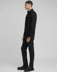 chemise-jean-replay-noire-homme-profil