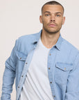 Chemise en jean Lee Cooper bleue