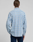 chemise-motifs-replay-bleue-homme-dos