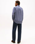 chemise-motifs-tommy-hilfiger-marine-homme-dos