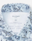 chemise-olymp-motifs-bleue-homme-face-zoom