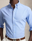 chemise-ralph-lauren-ajuste-bleue-coton-710805564517-zoom