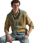 chemise-ralph-lauren-beige-homme-710966294511-face