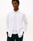 chemise-tommy-hifilger-homme-blanc-face