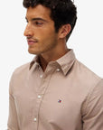 chemise-tommy-hilfiger-beige-homme-MW0MW357740F6-zoom