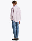 chemise-tommy-hilfiger-bordeaux-homme-dos