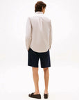 chemise-tommy-hilfiger-homme-beige-coton-face-dos