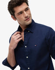 chemise-tommy-hilfiger-marine-hommeMW0MW433180GY-zoom