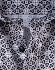 Chemise à motifs OLYMP grise | Georgespaul