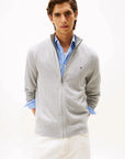 gilet-tommy-hilfiger-homme-gris-face