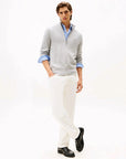 gilet-tommy-hilfiger-homme-gris-porte