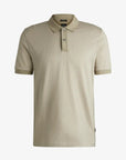 polo-boss-homme-beige-a-plat-coton