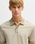 polo-boss-homme-beige-zoom-coton