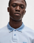 polo-boss-homme-bleu-zoom