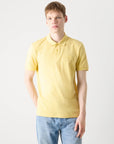 polo-boss-homme-jaune-face