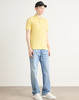 polo-boss-homme-jaune-porte