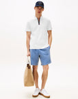 polo-manches-courtes-tommy-hilfiger-homme-blanc-porte