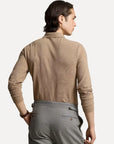 Polo manches longues Ralph Lauren beige
