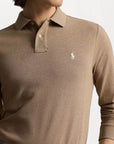Polo manches longues Ralph Lauren beige