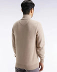 pull-camionneur-eden-park-beige-homme-dos