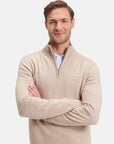 pull-camionneur-eden-park-beige-laine-homme-face