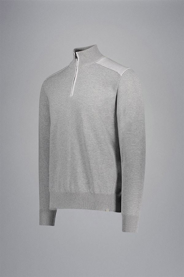 pull-camionneur-paul_shark-homme-gris-profil