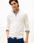 pull-camionneur-tommy-hilfiger-beige-homme-face