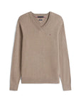 pull-col-v-tommy-hilfiger-homme-beige-a-plat
