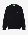 pull-lacoste-noir-homme-a-plat