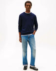 pull-tommy-hilfiger-cachemire-marine-homme-porte