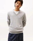 pull-tommy-hilfiger-gris-cachemire-homme-face