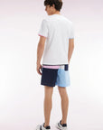short-de-bain-eden-park-homme-rose-dos