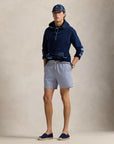 short-de-bain-raye-ralph-lauren-bleu-homme-face