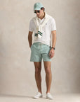 short-de-bain-raye-ralph-lauren-vert-homme-porte