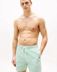short-de-bain-raye-tommy-hilfiger-vert-homme-face