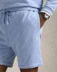 short-en-molleton-ralph-lauren-bleu-homme-zoom
