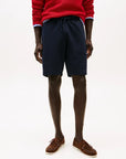 short-tommyhilfiger-homme-marine-porte-devant