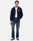 sweat-a-capuche-tommy-hilfiger-marine-porte