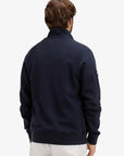 sweat-bimatiere-eden-park-marine-homme-E26MAISW0032BLF-dos