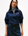 sweat-camionneur-femme-tommy-hilfiger-marine-face