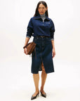 sweat-camionneur-femme-tommy-hilfiger-marine-porte