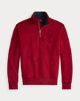 sweat-camionneur-ralph-lauren-rouge-homme-a-plat