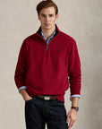 sweat-camionneur-ralph-lauren-rouge-homme-face