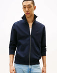 sweat-zippe-homme-marine-face