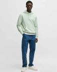 sweatshirt-boss-homme-vert-porte